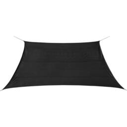 Berkfield Home Sunshade Sail HDPE Square 3.6x3.6 m Anthracite in Black - thumbnail 1