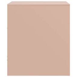 Berkfield Home Bedside Cabinet Pink 34.5x39x44 cm Steel - thumbnail 8