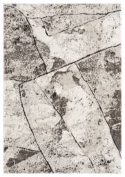 Desire Rugs Eleanor Modern Embossed Living Room Area Rug - Slate Design in Taupe - Size: 80 cm x 150 cm - thumbnail 2