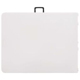 Berkfield Home Folding Garden Table White 180x72x72 cm HDPE - Size: 180 x 72 x 72 cm - thumbnail 5