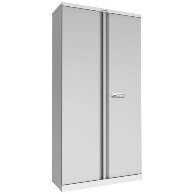 Phoenix Safe Company Steel Storage Cupboard in Grey with Electronic Lock, SCL1891GGE, 437L - Size: 180 cm x 100 cm - image 1