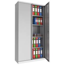 Phoenix Safe Company Steel Storage Cupboard in Grey with Electronic Lock, SCL1891GGE, 437L - Size: 180 cm x 100 cm - thumbnail 2