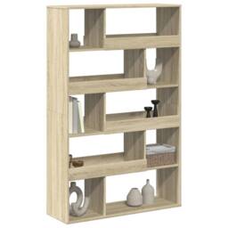 Berkfield Home Bookcase Sonoma Oak 100x33x156.5 cm Engineered Wood in Light Tan - thumbnail 3