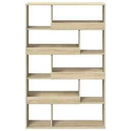 Berkfield Home Bookcase Sonoma Oak 100x33x156.5 cm Engineered Wood in Light Tan - thumbnail 4