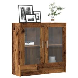 Berkfield Home Book Cabinet Old Wood 82.5x30.5x80 cm Engineered Wood in Brown - thumbnail 2