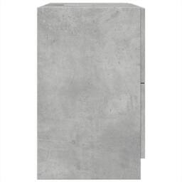 Berkfield Home Sink Cabinet Concrete Grey 59x37x59 cm Engineered Wood - Size: 59 x 37 x 59 cm - thumbnail 6