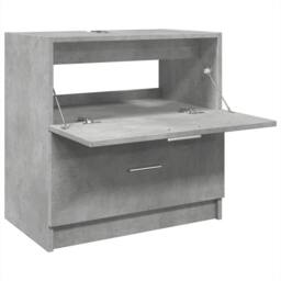 Berkfield Home Sink Cabinet Concrete Grey 59x37x59 cm Engineered Wood - Size: 59 x 37 x 59 cm - thumbnail 5