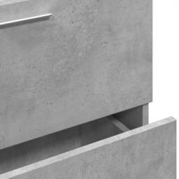 Berkfield Home Sink Cabinet Concrete Grey 59x37x59 cm Engineered Wood - Size: 59 x 37 x 59 cm - thumbnail 9