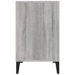 Berkfield Home Shoe Cabinet Grey Sonoma 102x36x60 cm Engineered Wood - Size: 102 x 36 x 60 cm - thumbnail 6
