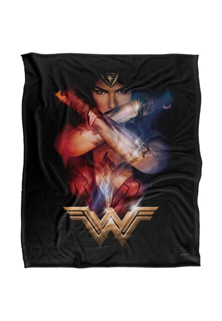 Warner Brothers Wonder Woman X Silky Touch Super Soft Throw Blanket 152 x 127 cm in White - image 1