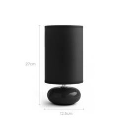 Voltico Pebble Table Lamp Assorted Colours in Light Brown - thumbnail 4
