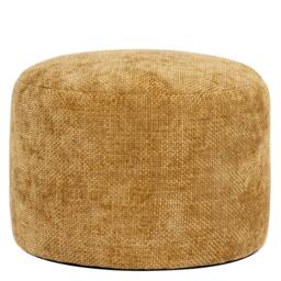 icon Milano Woven Chenille Footstool in Gold - thumbnail 5