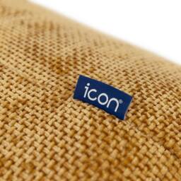 icon Milano Woven Chenille Footstool in Gold - thumbnail 7