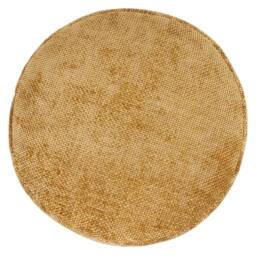 icon Milano Woven Chenille Footstool in Gold - thumbnail 6