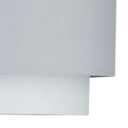 First Choice Lighting Pair of Grey Ombre 2 Tier Ceiling Light Shades - thumbnail 6