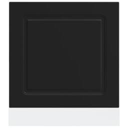 Berkfield Home Decorative Dishwasher Panel¬†Kalmar¬†Black 60x1.5x67 cm Engineere in Black - thumbnail 4