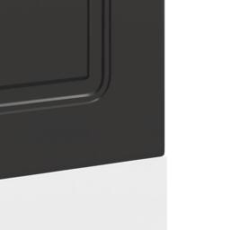 Berkfield Home Decorative Dishwasher Panel¬†Kalmar¬†Black 60x1.5x67 cm Engineere in Black - thumbnail 7