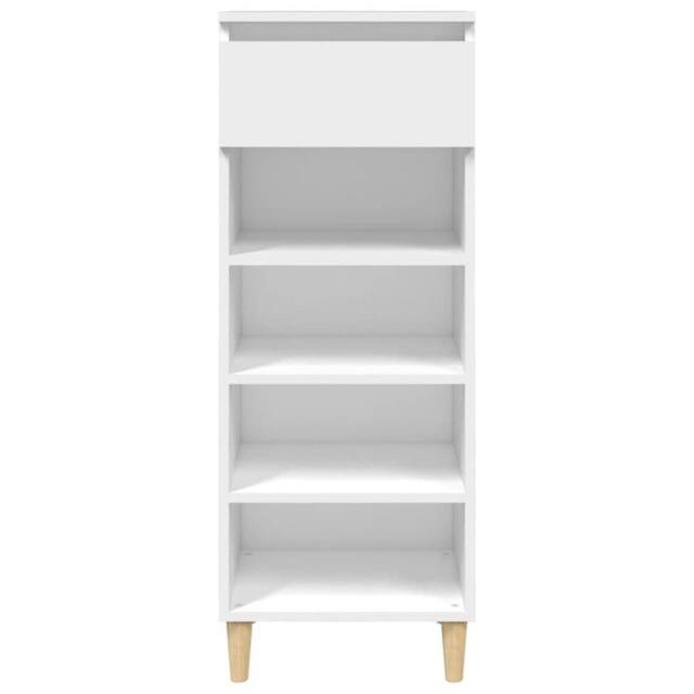 Berkfield Home Shoe Cabinet White 40x36x105 cm Engineered Wood - Size: 40 x 36 x 105 cm - image 1