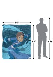 Avatar: The Last Airbender Avatar The Last Airbender Katara Silky Touch Super Soft Throw Blanket 152 X 127 cm in White - thumbnail 5