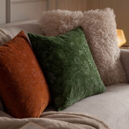 Furn Rowan Faux Fur Cushion in Beige - Size: 50 cm x 50 cm - thumbnail 5