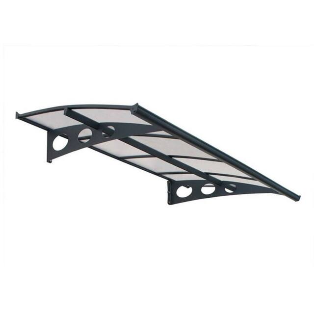 Palram Patio Cover Herald Door Awning Canopy 2230 Mist - L223.5 cm - Grey - image 1