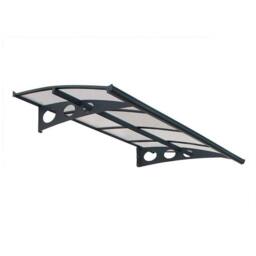 Palram Patio Cover Herald Door Awning Canopy 2230 Mist - L223.5 cm - Grey - thumbnail 1