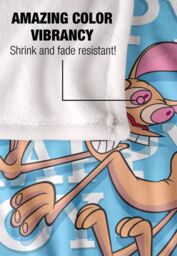 Ren & Stimpy Happy Happy Joy Joy Silky Touch Super Soft Throw Blanket 152 X 127 cm in White - thumbnail 4