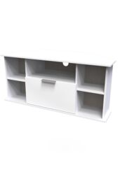 Ready Assembled 2 U Dover Corner TV Unit (Ready Assembled) in White - thumbnail 3