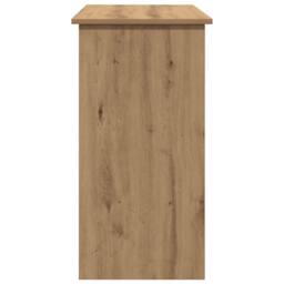 Berkfield Home Desk Artisan Oak 80x40x75 cm Engineered Wood in Brown - Size: 80 x 40 x 75 cm - thumbnail 5