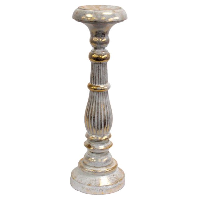 KDMD Large Candle Stand - White Gold - image 1