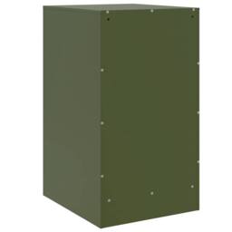 Berkfield Home Bedside Cabinets 2 pcs Olive Green 34.5x39x62 cm Steel - thumbnail 8