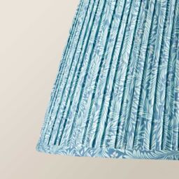 ValueLights Alba Pleated Tapered Leaf Easy Fit Ceiling Pendant Light Lamp Shade in Blue - Size: Large - thumbnail 4