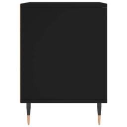 Berkfield Home Modern Bedside Cabinets 2 pcs Black 40x35x50 cm Engineered Wood - Size: 40 x 35 x 50 cm - thumbnail 6