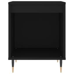 Berkfield Home Modern Bedside Cabinets 2 pcs Black 40x35x50 cm Engineered Wood - Size: 40 x 35 x 50 cm - thumbnail 5
