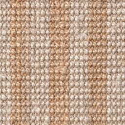 THE RUGS Amber Jute Rug & Runner Hand Woven Natural Fibre Striped 10mm Pile in Cream - Size: 160 cm x 230 cm - thumbnail 2