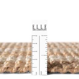 THE RUGS Amber Jute Rug & Runner Hand Woven Natural Fibre Striped 10mm Pile in Cream - Size: 160 cm x 230 cm - thumbnail 6