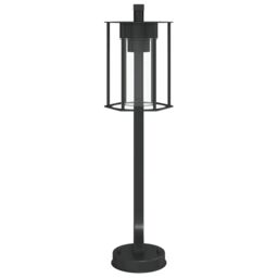Berkfield Home Outdoor Floor Lamps 3pcs Black 60 cm Stainless Steel - thumbnail 4