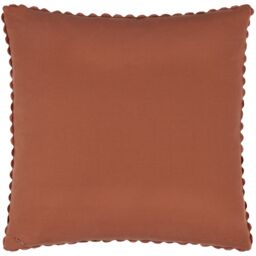 Sanderson Robins Wood Printed Cushion in Burnt Orange - Size: 50 cm x 50 cm - thumbnail 2