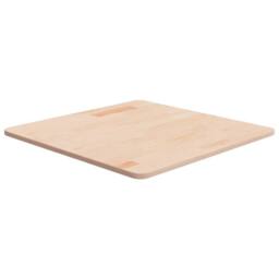 Berkfield Home Square Table Top 60x60x1.5 cm Untreated Solid Wood Oak in Light Tan - thumbnail 2
