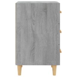 Berkfield Home Bedside Cabinet Grey Sonoma 40x40x66 cm Engineered Wood - Size: 40 x 40 x 66 cm - thumbnail 5