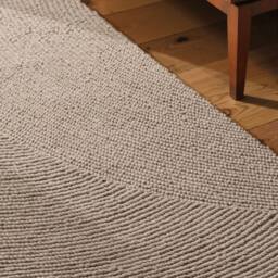 THE RUGS Eleni Wool Rug Hand Tufted Wool Geometric Area Rug Scandinavian Style in Beige - Size: 160 cm x 230 cm - thumbnail 7