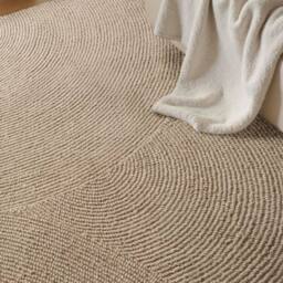 THE RUGS Eleni Wool Rug Hand Tufted Wool Geometric Area Rug Scandinavian Style in Beige - Size: 160 cm x 230 cm - thumbnail 4