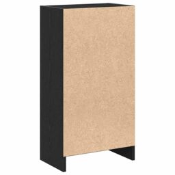 Berkfield Home Bookcase Black Oak 40x24x76 cm Engineered Wood - Size: 40 x 24 x 76 cm - thumbnail 7
