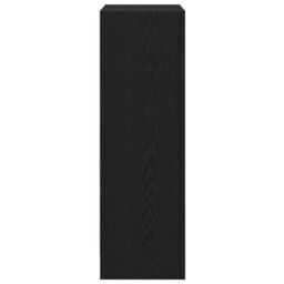Berkfield Home Bookcase Black Oak 40x24x76 cm Engineered Wood - Size: 40 x 24 x 76 cm - thumbnail 6