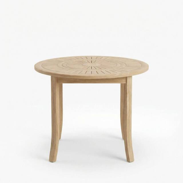 Royalcraft MARIS 2-Seater Round Bistro Dining Table Only (800 mm) in Natural - image 1