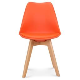 Bravich LTD Rocco Tulip Dining Chair in Orange - Size: 1 Pack - thumbnail 1