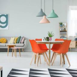 Bravich LTD Rocco Tulip Dining Chair in Orange - Size: 1 Pack - thumbnail 4