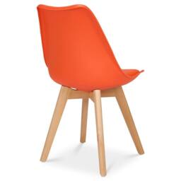 Bravich LTD Rocco Tulip Dining Chair in Orange - Size: 1 Pack - thumbnail 7