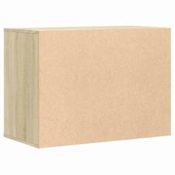 Berkfield Home Corner Chest of Drawers Sonoma Oak 80x41x58 cm Engineered Wood in Light Tan - Size: 80 x 41 x 58 cm - thumbnail 7