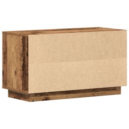 Berkfield Home TV Cabinet Old Wood 80x35x45 cm Engineered Wood in Brown - Size: 80 x 35 x 45 cm - thumbnail 8